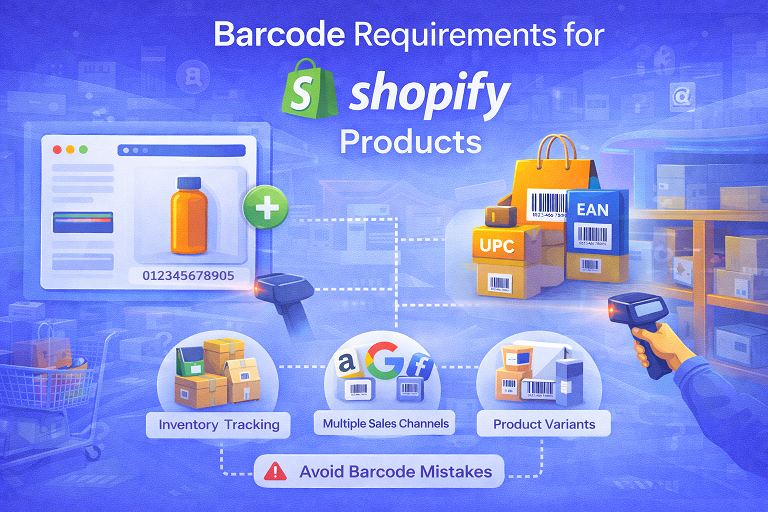 Barcode Requirements for Shopify Products